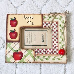 Gorgeous Apple Pie Design Red And Green Tan photo frame pic frame teacher decor